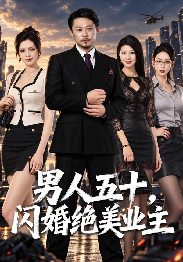 短剧《男人五十，闪婚绝美业主》海报