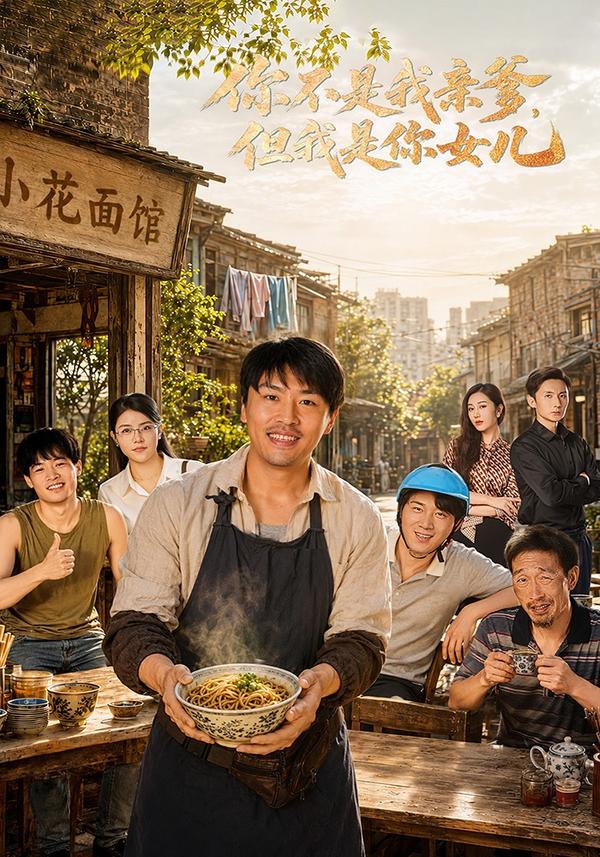 短剧《你不是我亲爹，但我是你女儿》海报