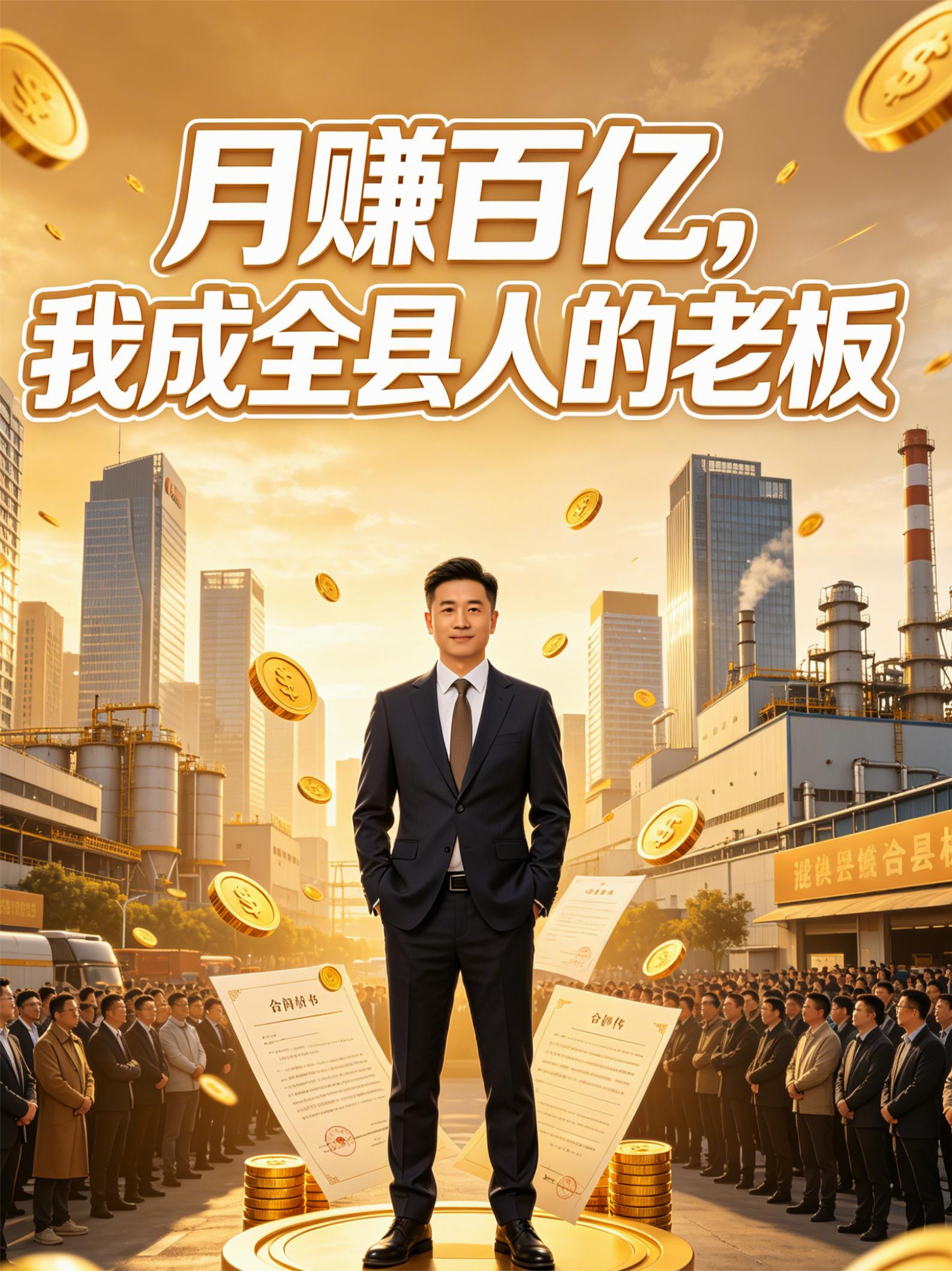 月赚百亿，我成全县人的老板