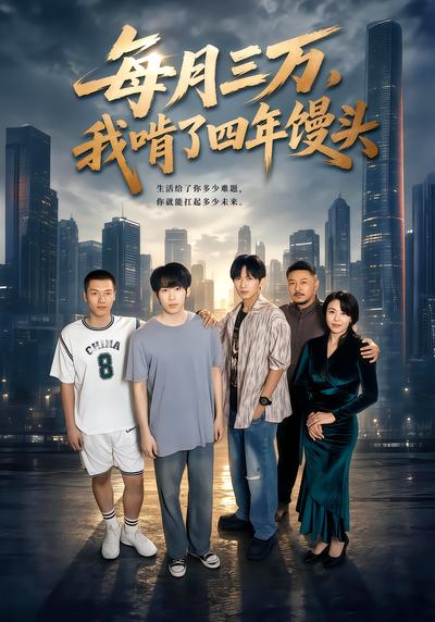 每月三万，我啃了四年馒头封面