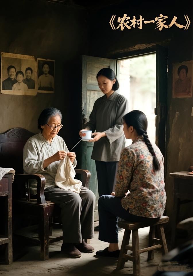 农村一家人