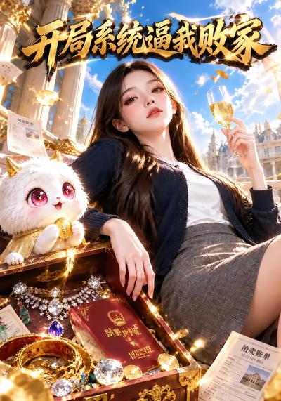 开局系统逼我败家封面