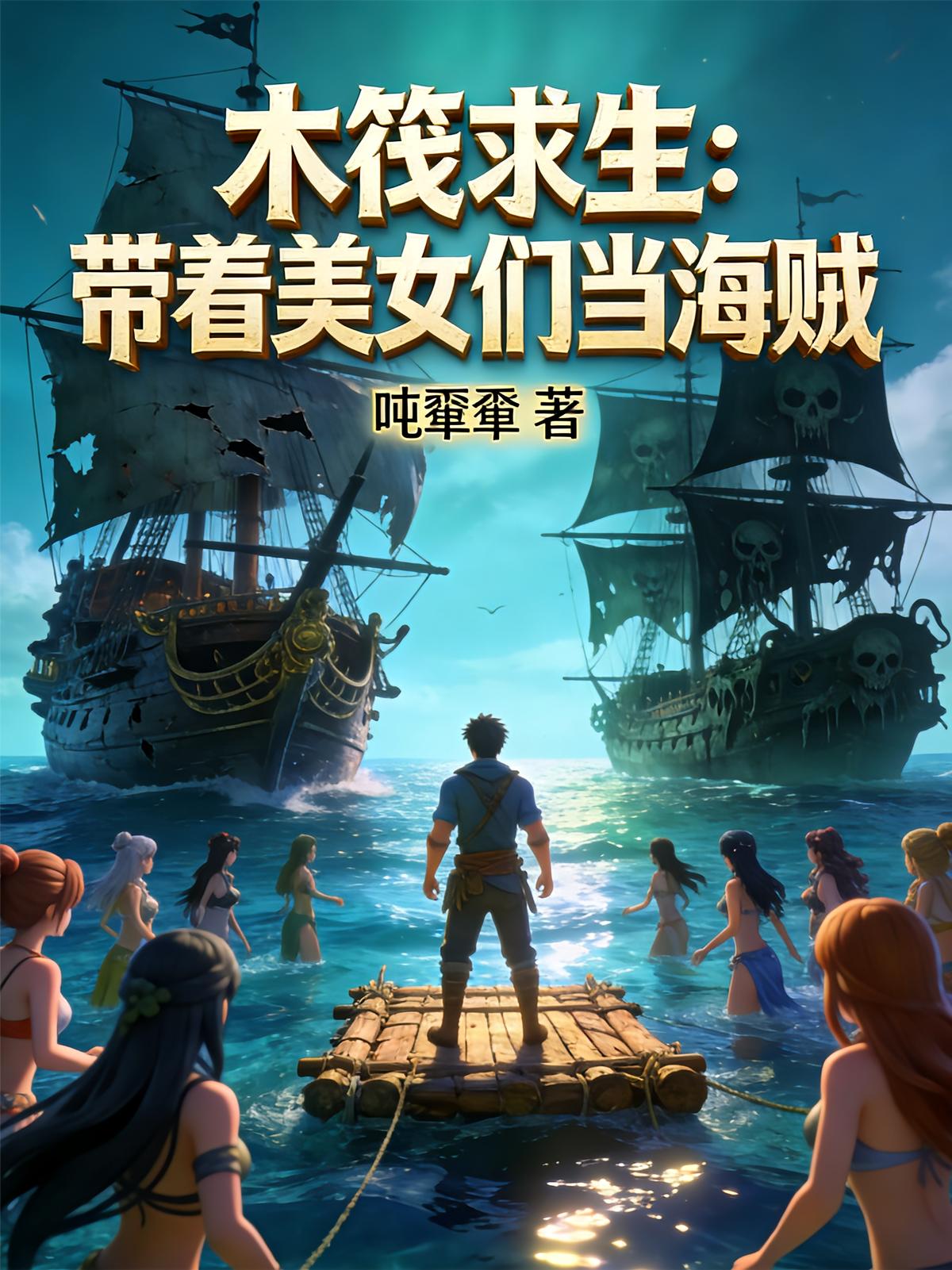 木筏求生：带着美女们当海贼