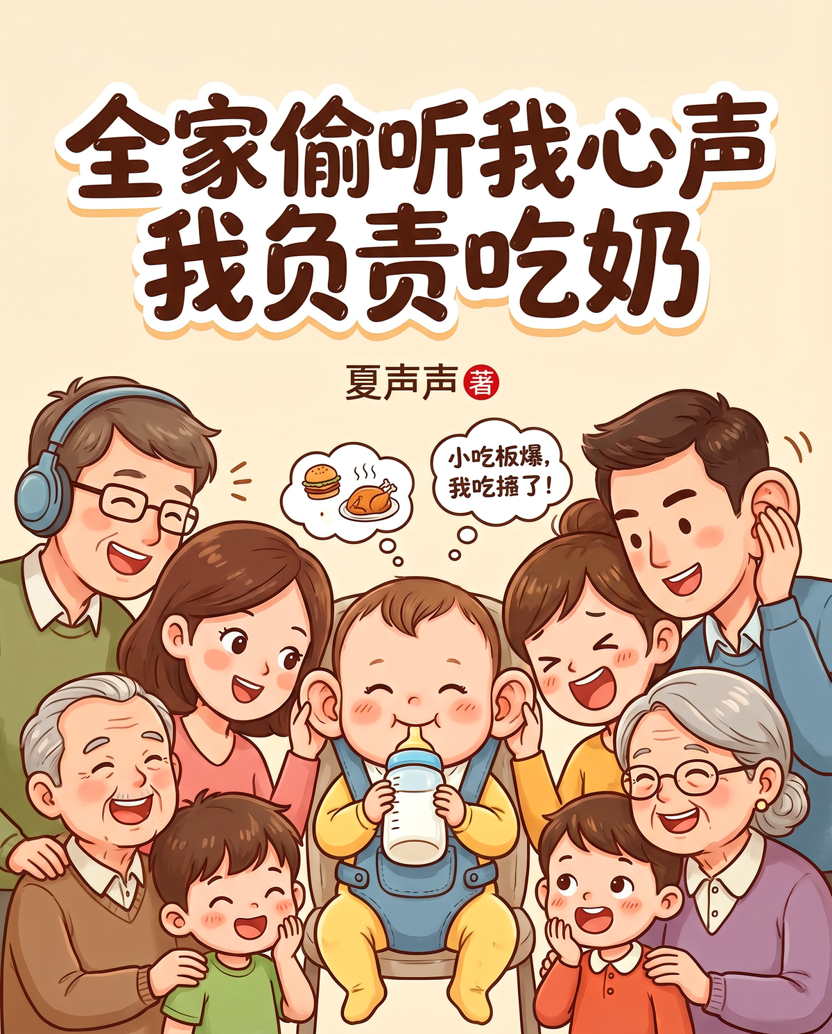 全家偷听我心声我负责吃奶