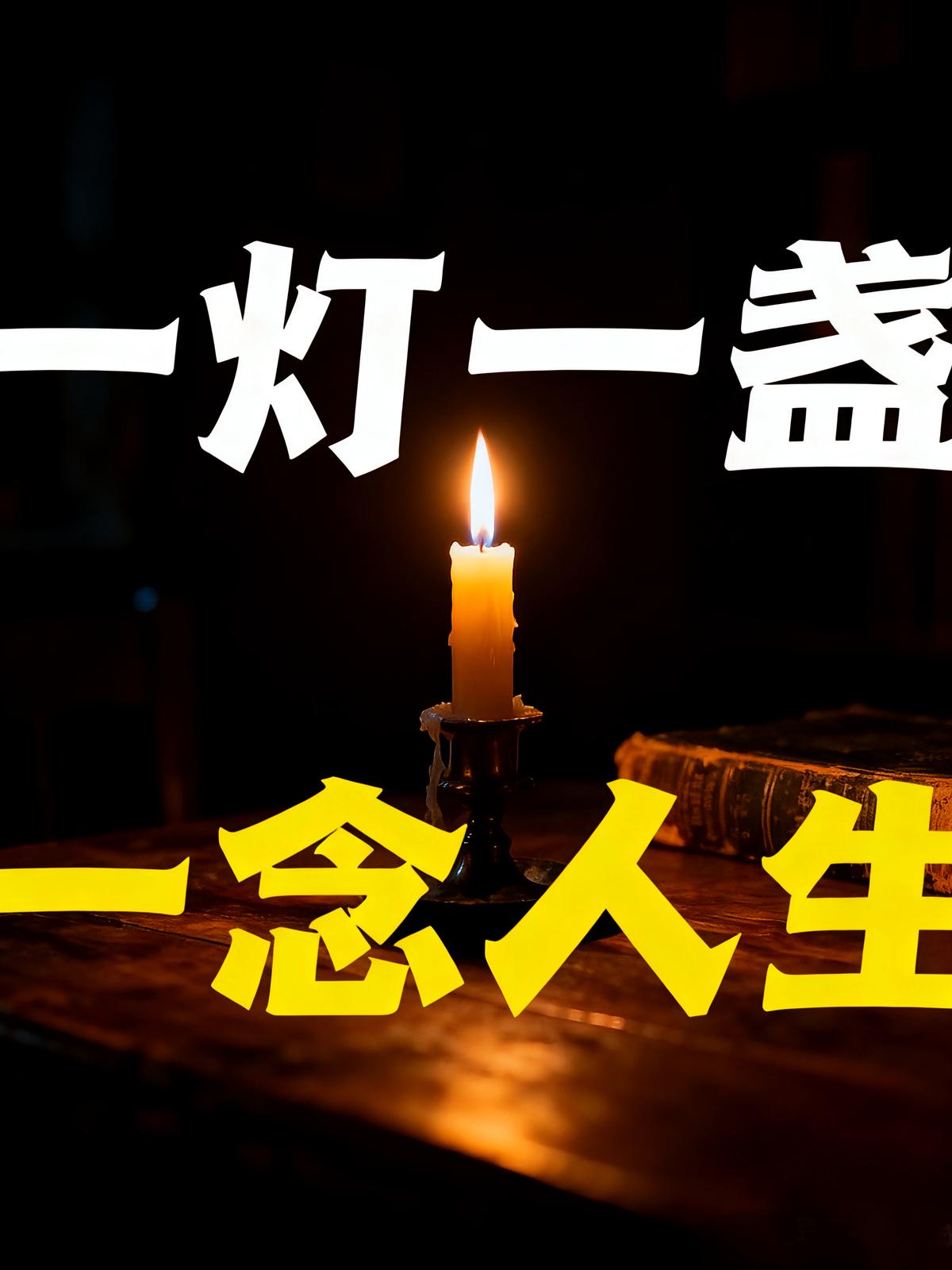 一灯一盏，一念人生