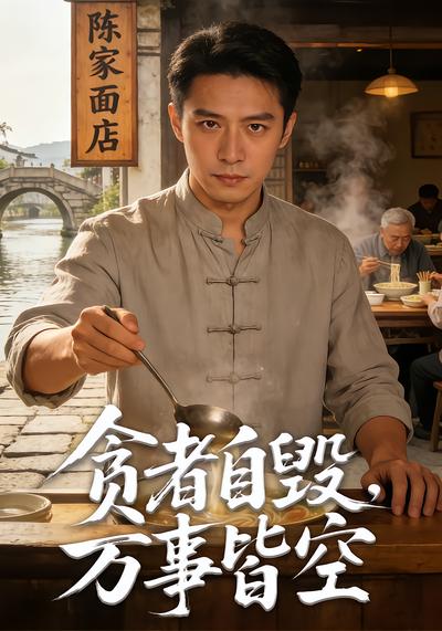 短剧贪者自毁，万事皆空海报