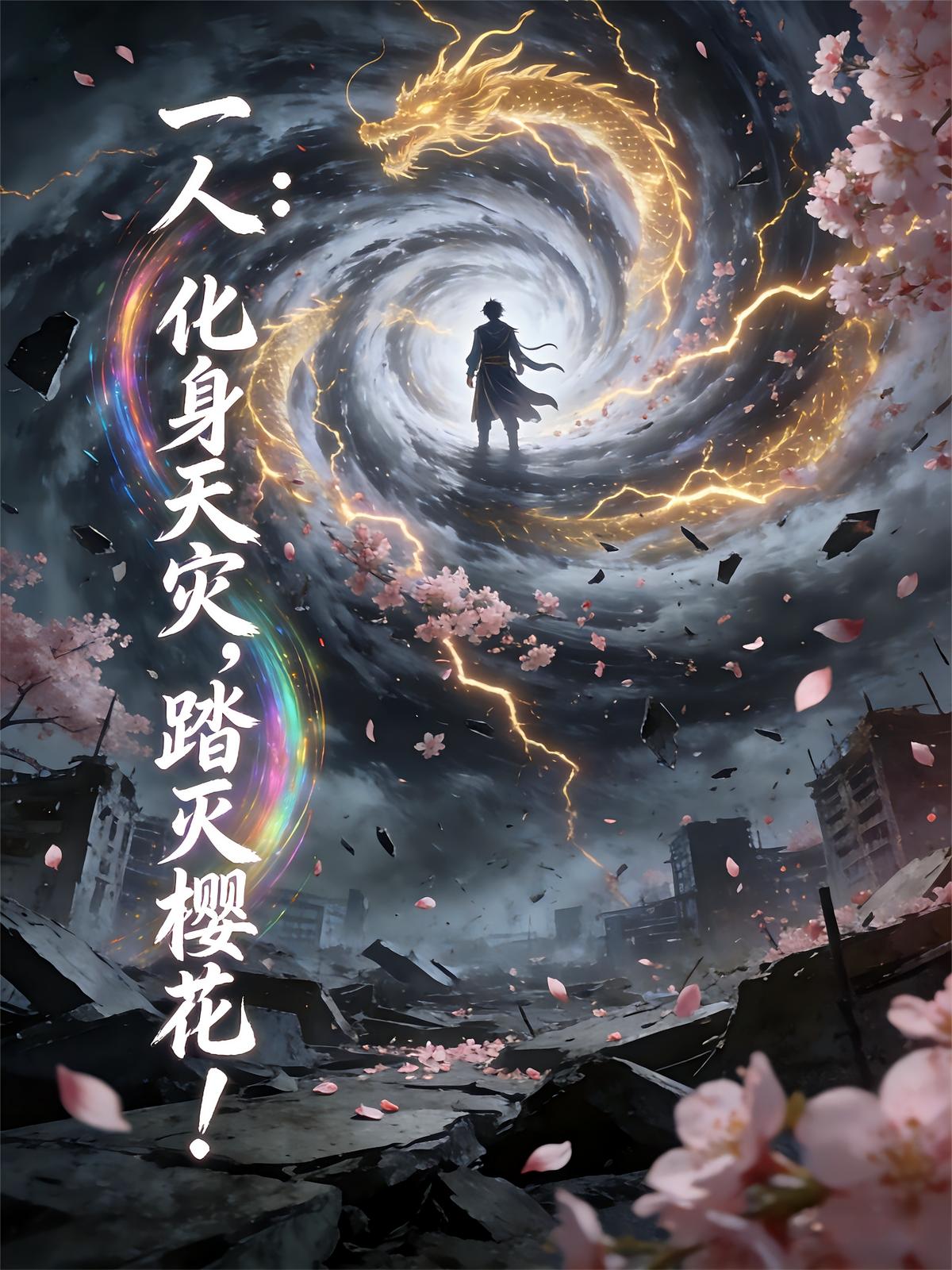 一人：化身天灾，踏灭樱花！