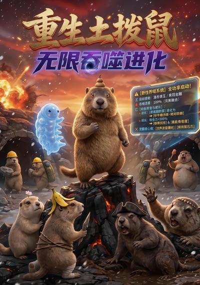 重生土撥鼠：無限吞噬進化