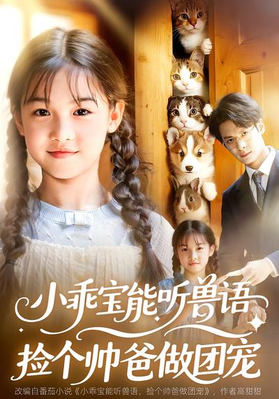 小乖宝能听兽语，捡个帅爸做团宠