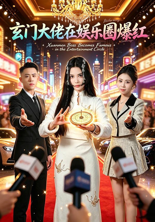 短剧《玄门大佬在娱乐圈爆红》海报