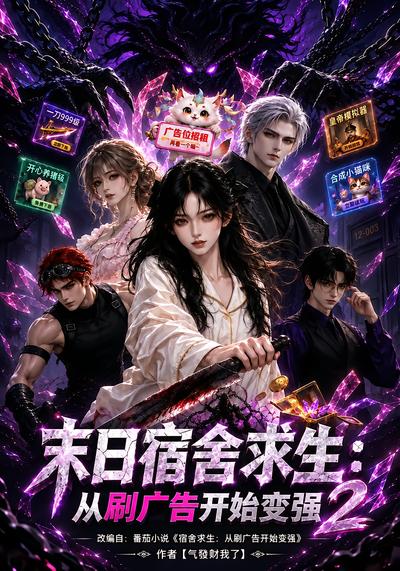 末日宿舍求生：从刷广告开始变强2封面