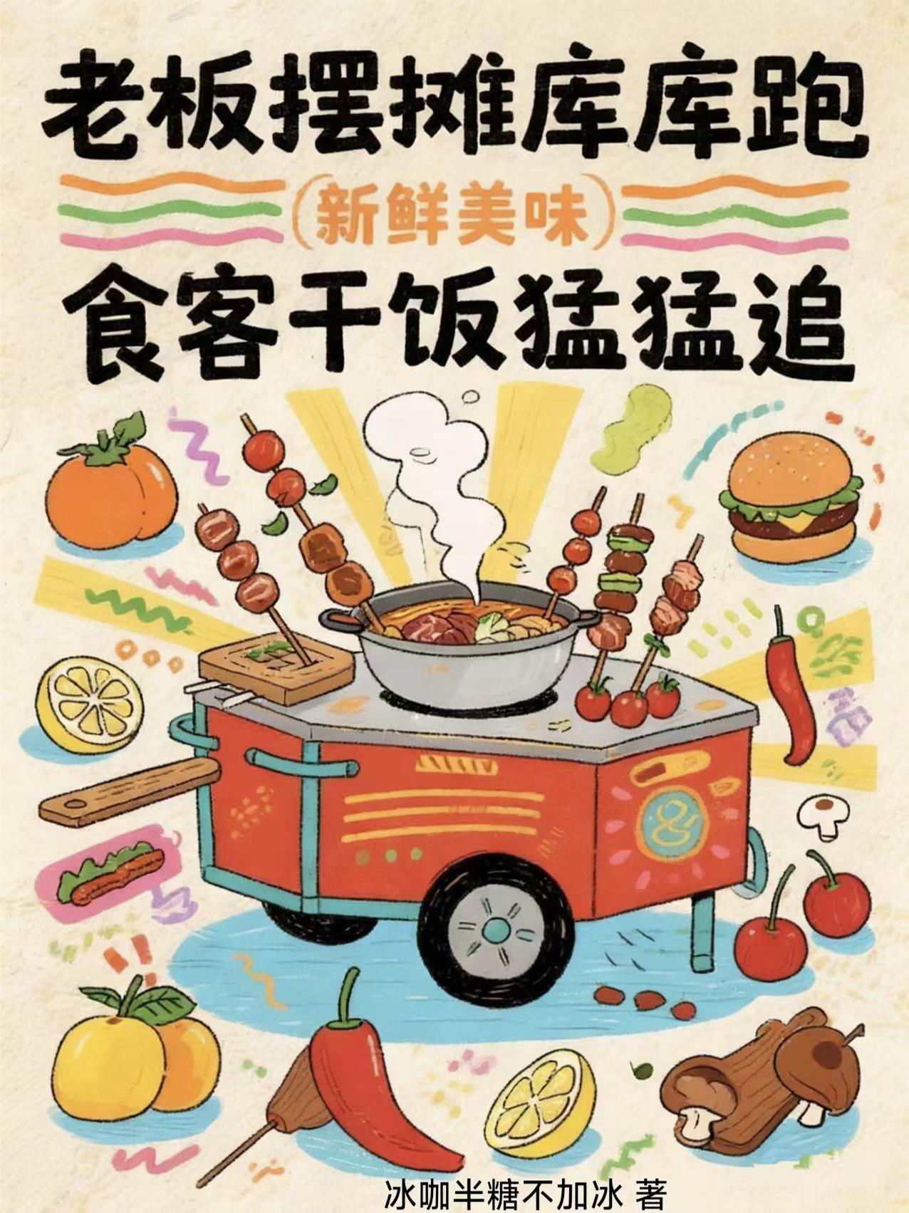 老板摆摊库库跑，食客干饭猛猛追