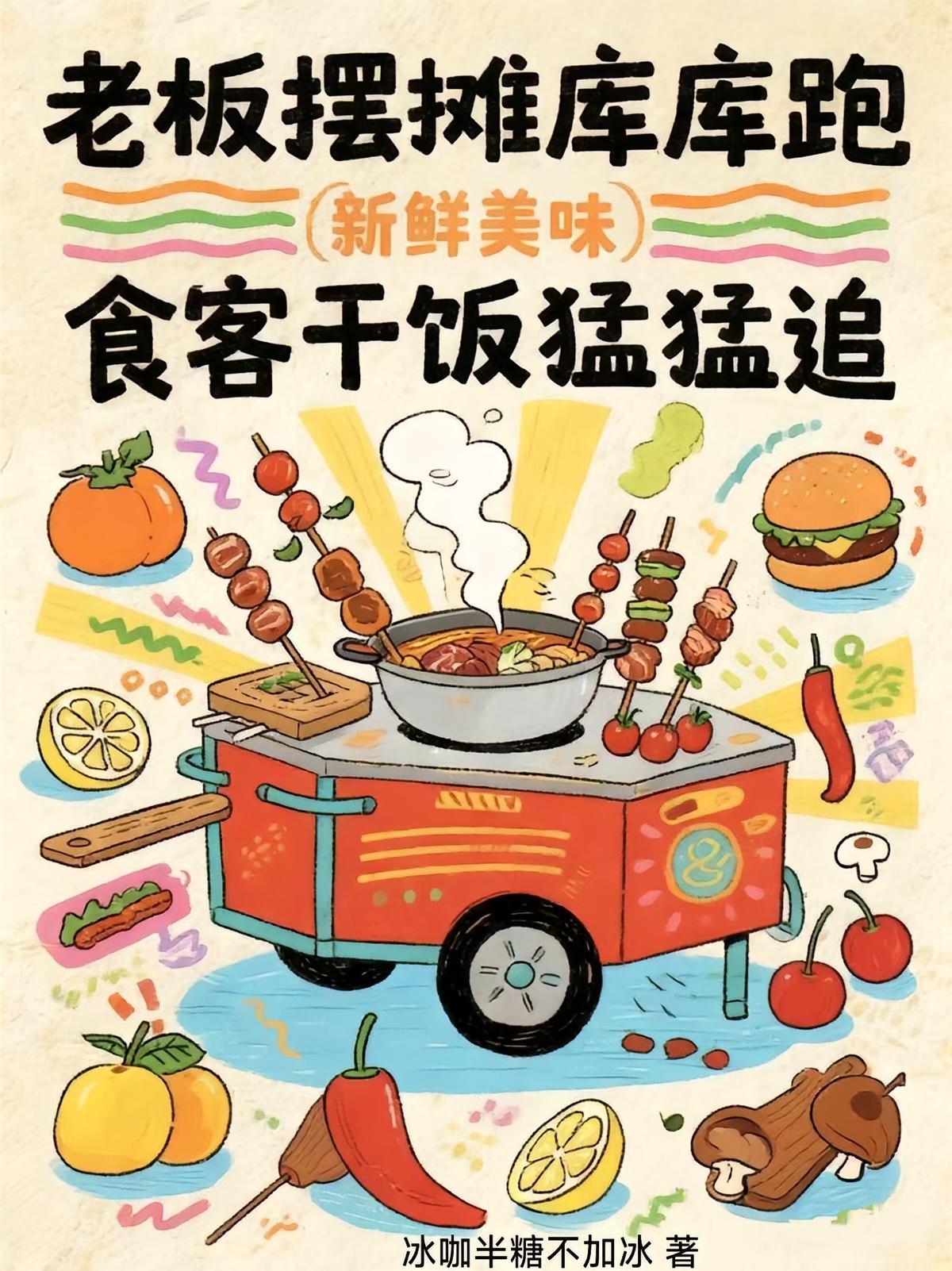 老板摆摊库库跑，食客干饭猛猛追