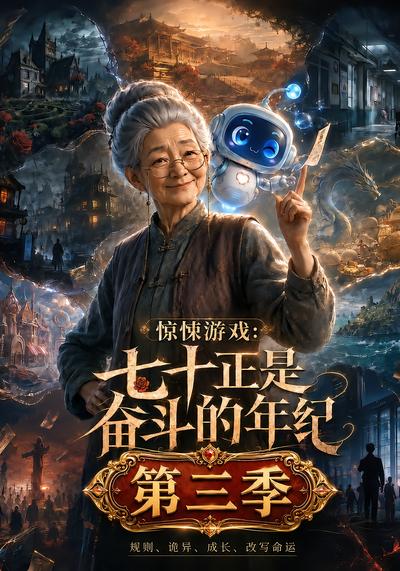 漫剧《惊悚游戏：七十正是奋斗的年纪第三季》海报