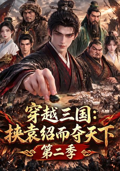 漫剧《穿越三国：挟袁绍而夺天下第二季》海报