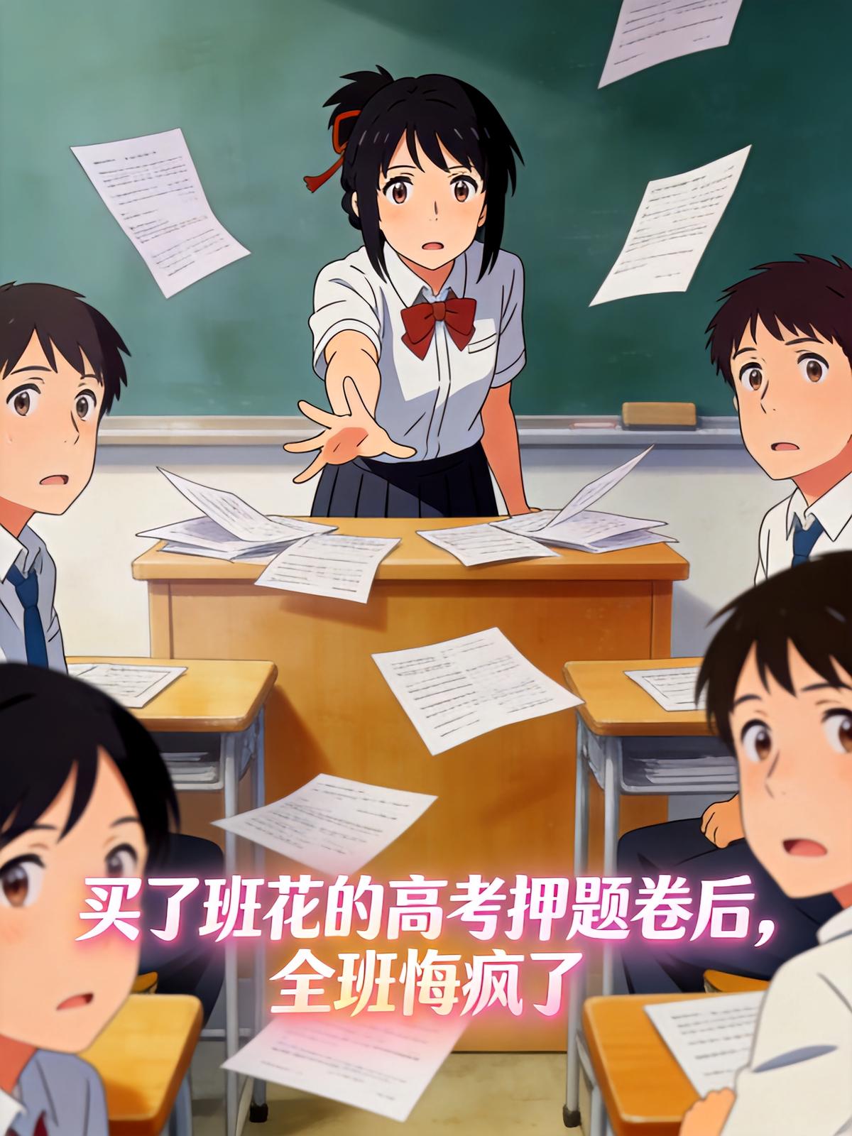 买了班花的高考押题卷后，全班悔疯了