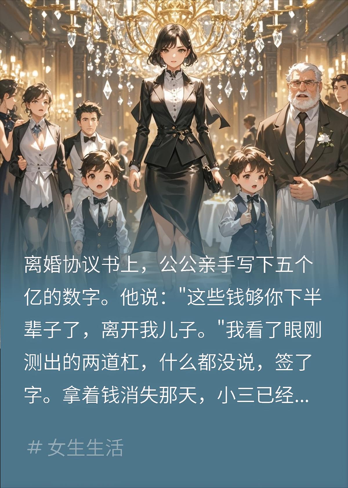 公公逼离我带球跑路，前夫二婚我领三胞胎百亿砸场