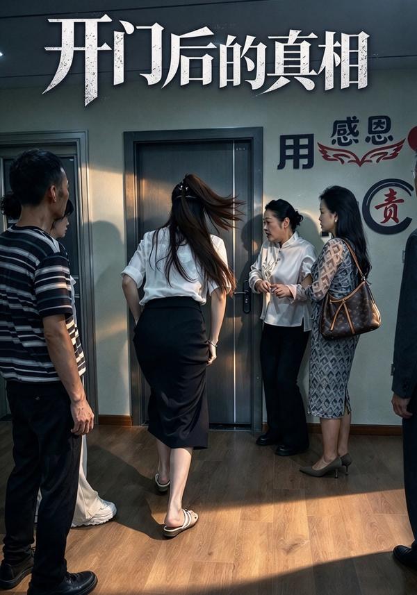 短剧《开门后的真相》海报