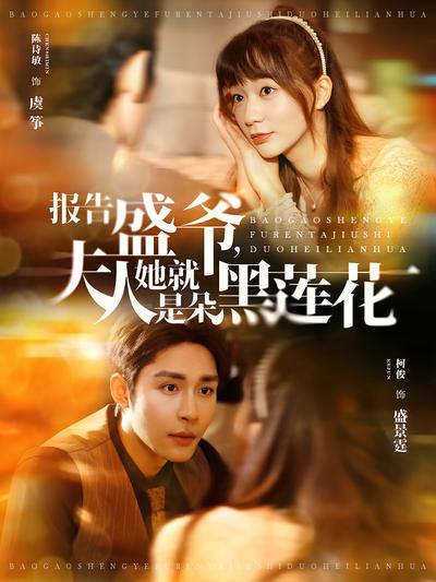 报告盛爷，夫人她就是朵黑莲花