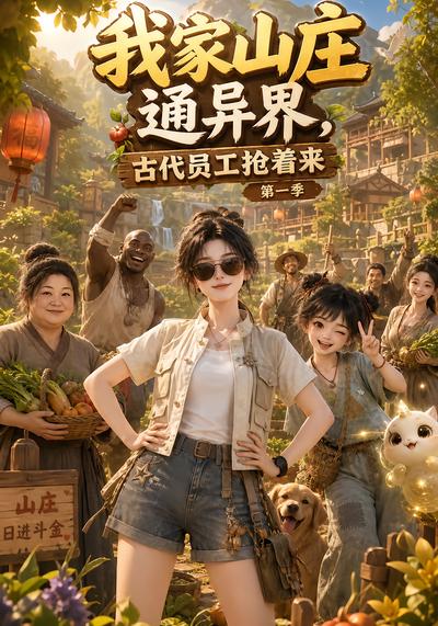 我家山庄通异界，古代员工抢着来第一季封面