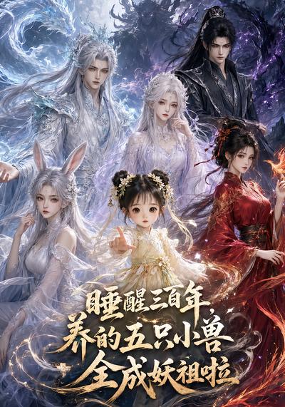 睡醒三百年，养的五只小兽全成妖祖啦封面