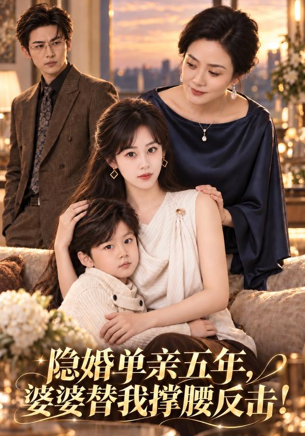 短剧《隐婚单亲五年，婆婆替我撑腰反击》海报