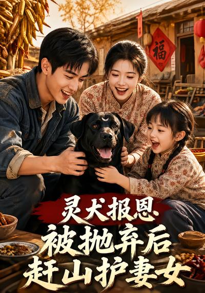 灵犬报恩，被抛弃后赶山护妻女封面