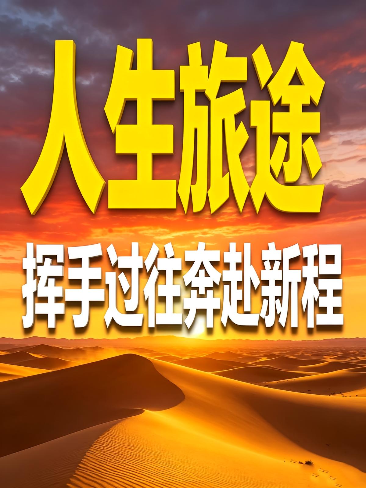 人生旅途：挥手过往奔赴新程