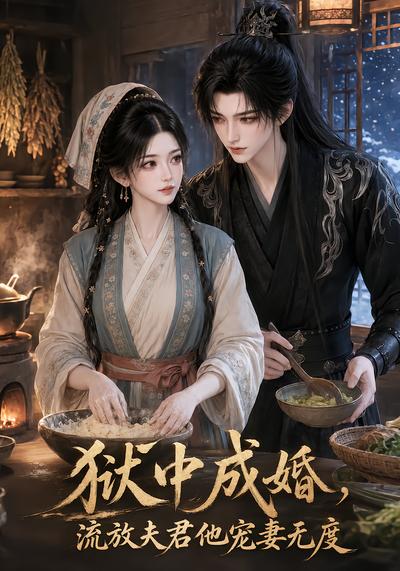 漫剧《狱中成婚,，流放夫君他宠妻无度》海报