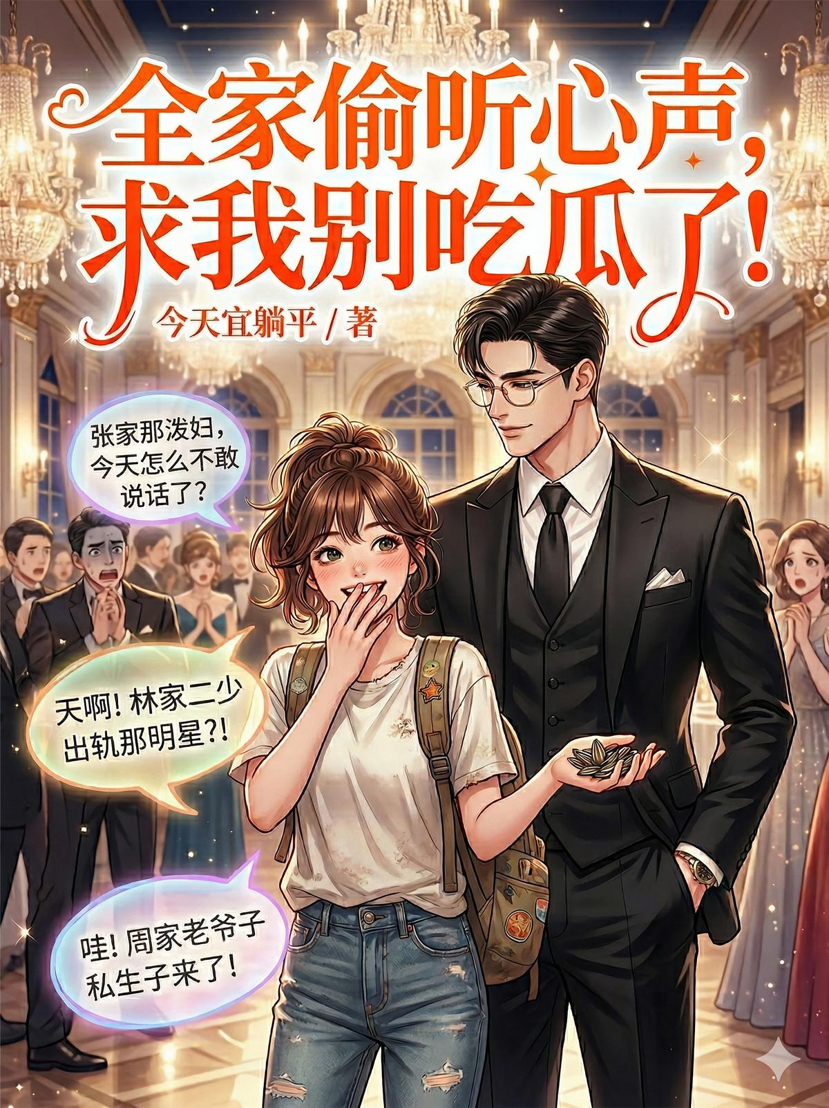 全家偷听心声，求我别吃瓜了