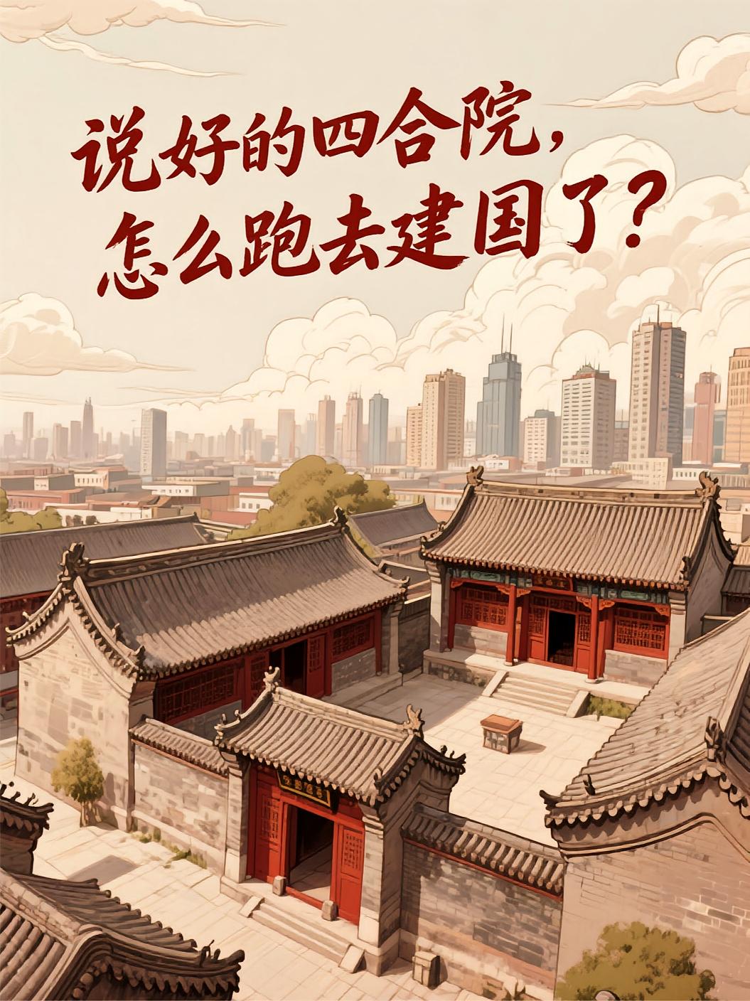 说好的四合院，怎么跑去建国了？