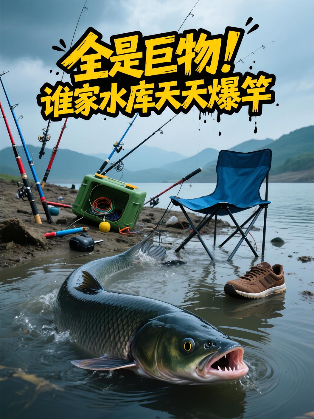 全是巨物：谁家水库天天爆竿