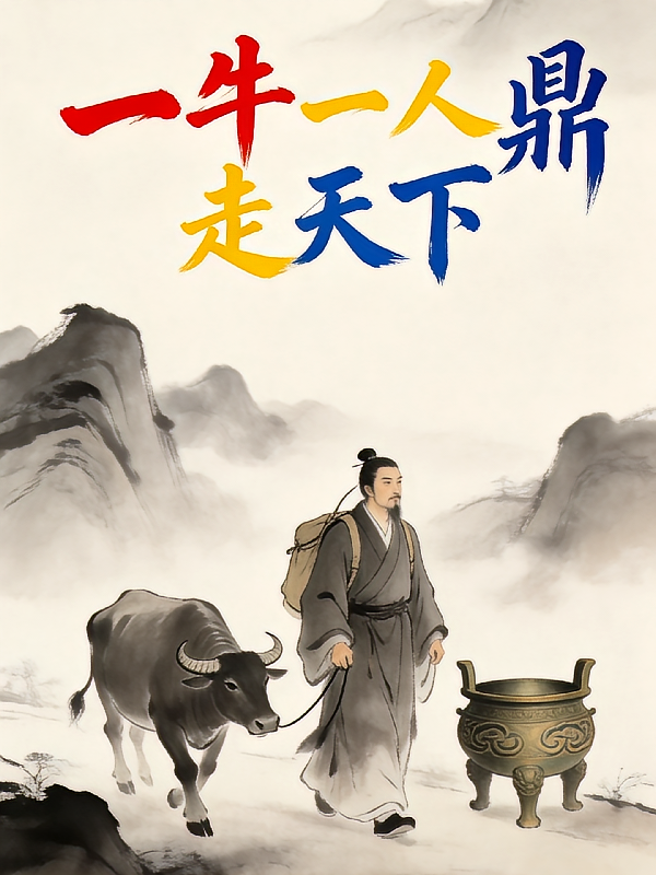 一牛一人一鼎走天下