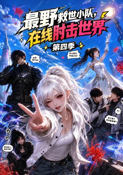 漫剧《最野救世小队，在线肘击世界第四季》海报