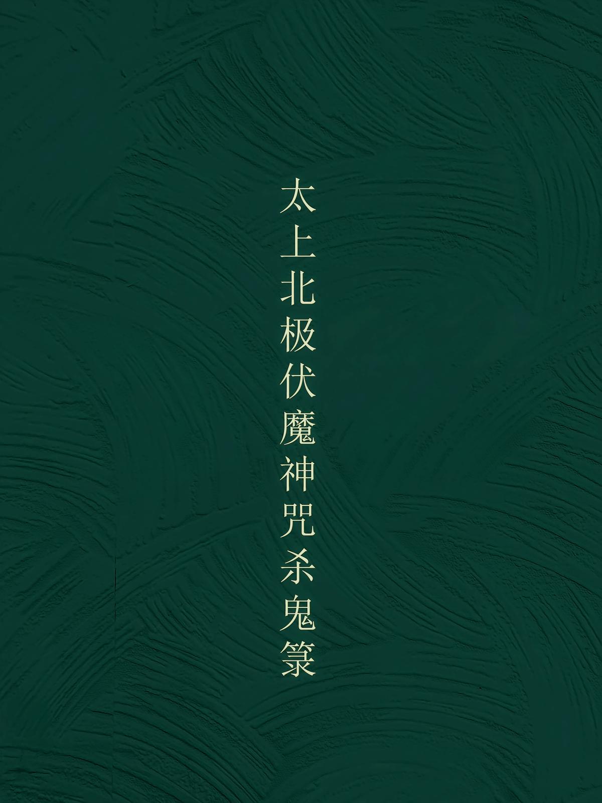 太上北极伏魔神咒杀鬼箓