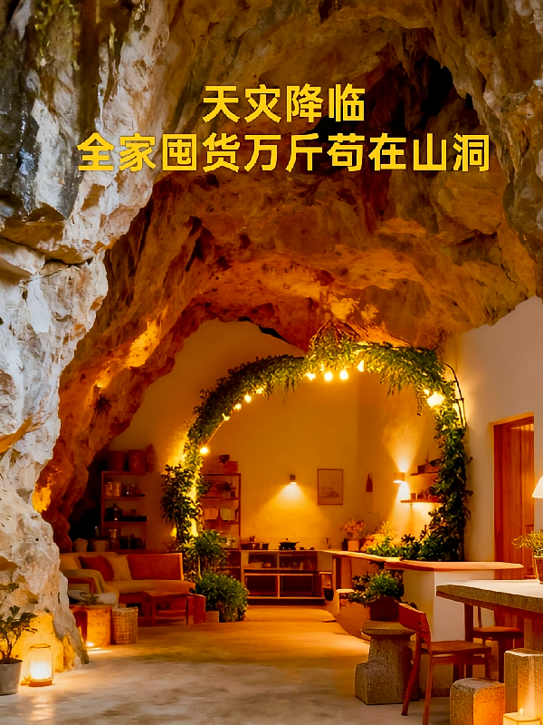 天灾降临：全家囤货万斤苟在山洞