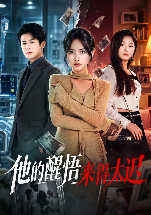 短剧《他的醒悟来得太迟》海报