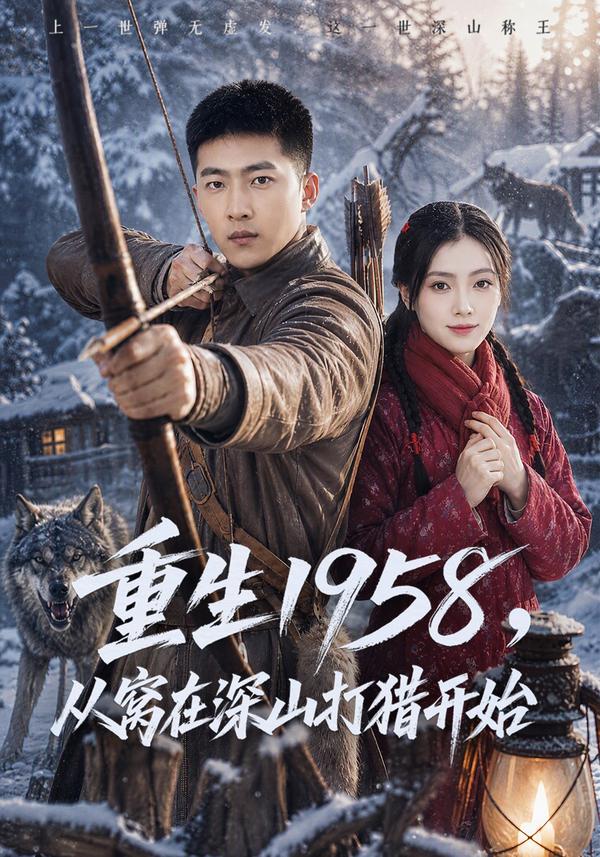 短剧《重生1958，从窝在深山打猎开始》海报