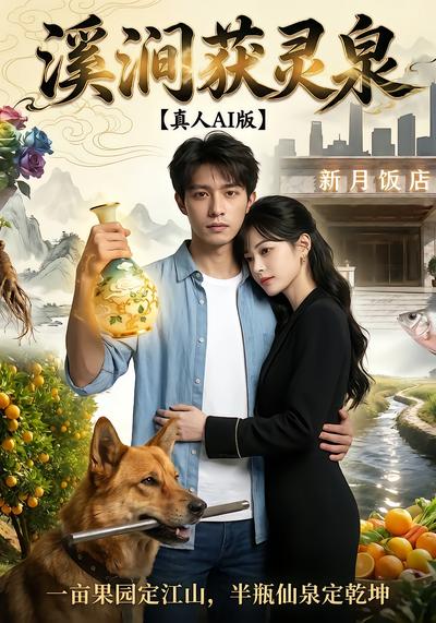 溪澗獲靈泉真人AI版