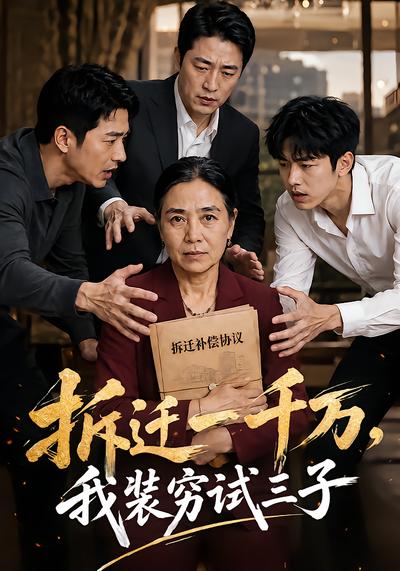 拆迁一千万，我装穷试三子封面