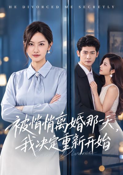 短剧《被悄悄离婚那一天，我决定重新开始》海报