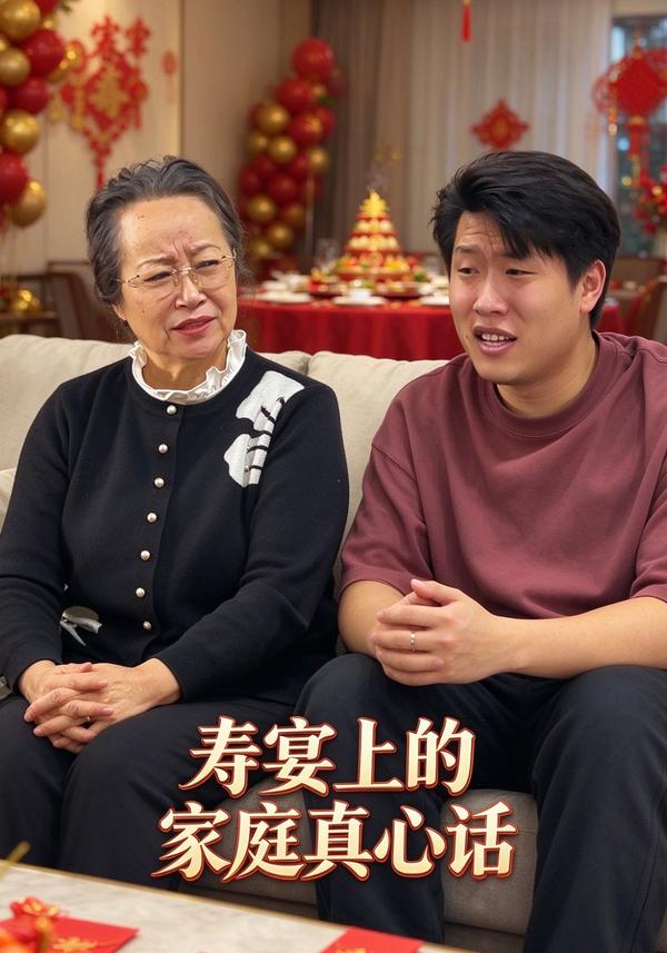 短剧《寿宴上的家庭真心话》海报