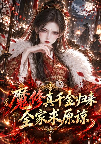 漫剧《魔修真千金归来，全家求原谅》海报