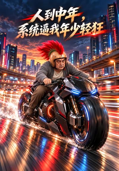 人到中年，系统逼我年少轻狂封面