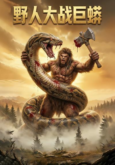 野人大战巨蟒 - 在线观看