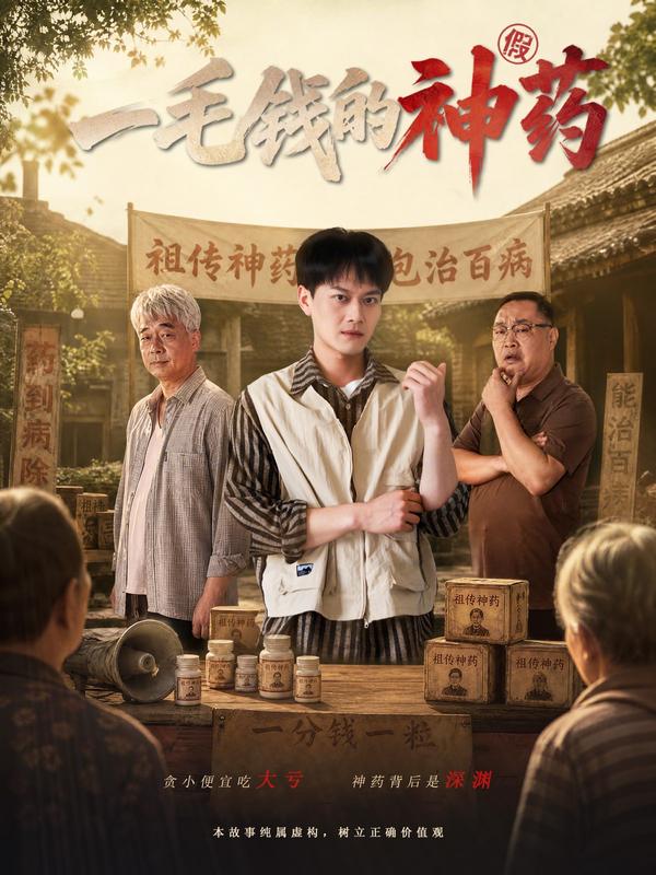 短剧《一毛钱的神药》海报