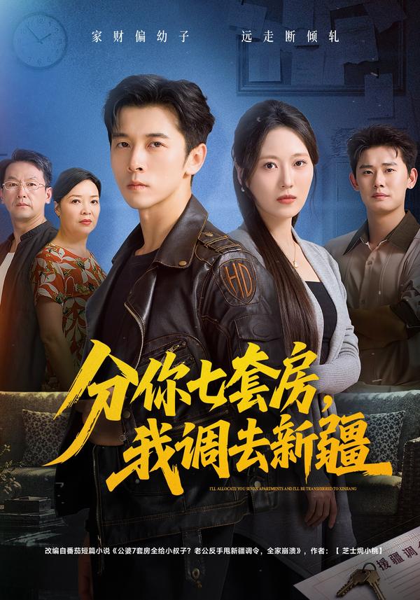 短剧《分你七套房，我调去新疆》海报