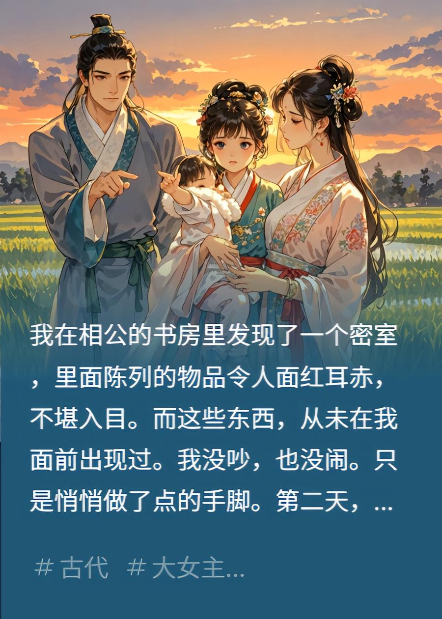 嫁了个端方君子，但他书房里藏的东西，却令我难以启齿