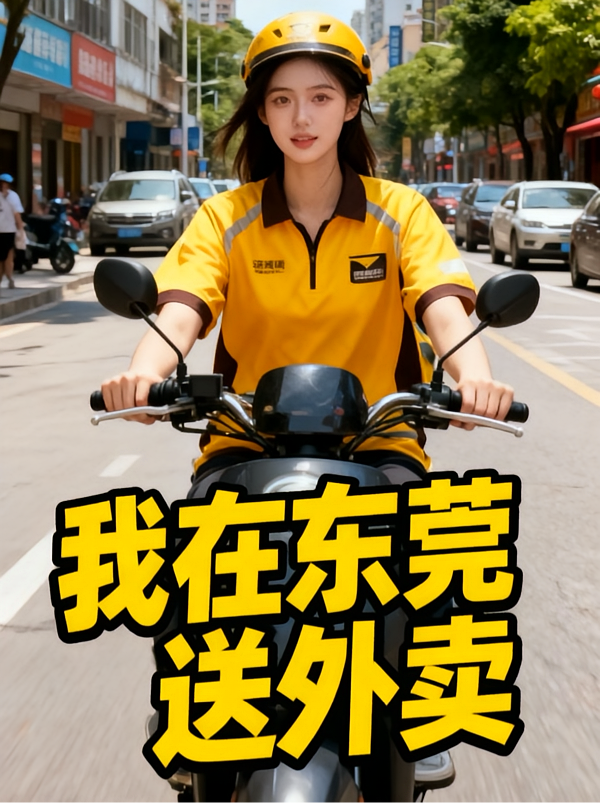 我在东莞送外卖