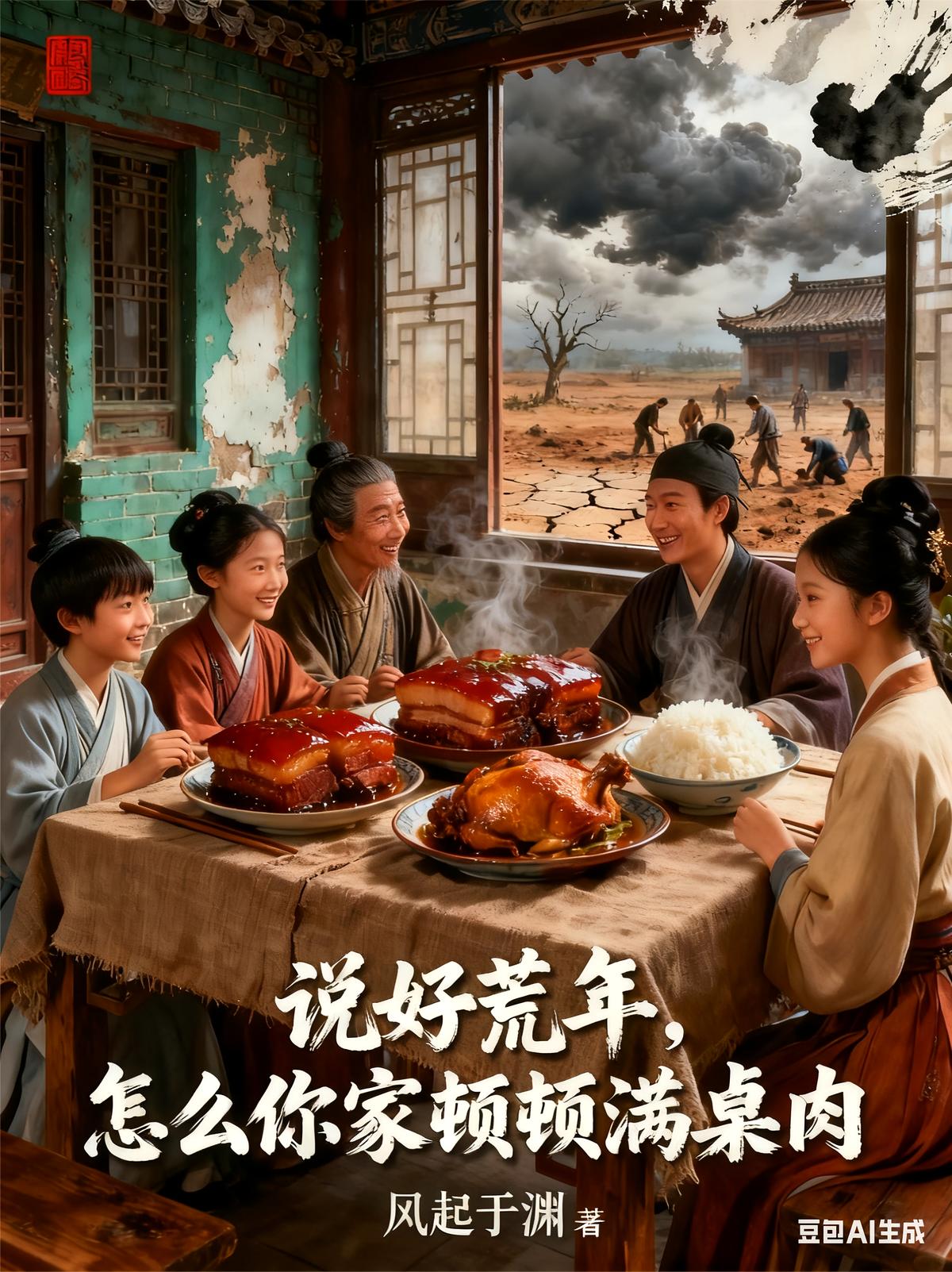 说好荒年，怎么你家顿顿满桌肉